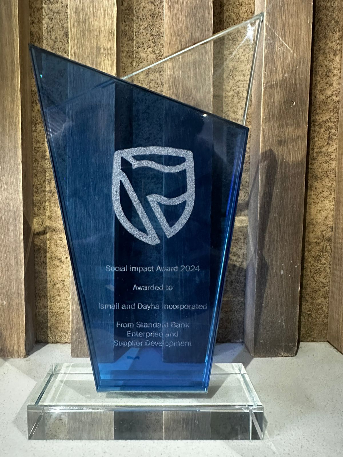 Standard Bank Awards 2024 Certificate